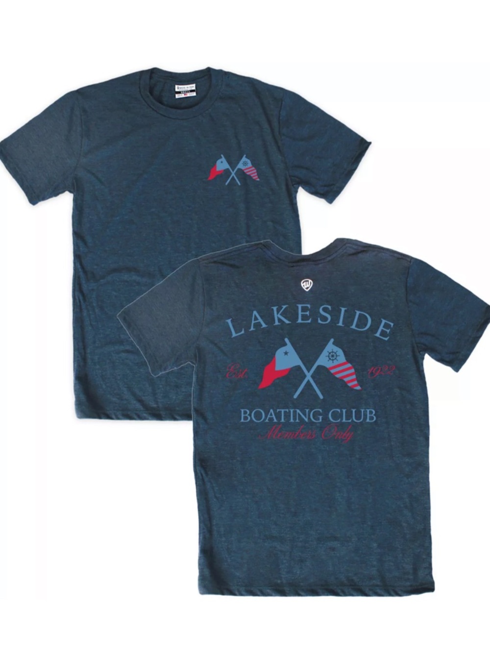 Where I'm From Men's Lakeside Boating Club Short Sleeve T-Shirt